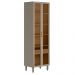 Cristaleiras 2 Portas Nice Jequitiba Gris