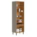 Cristaleiras 2 Portas Nice Jequitiba Gris