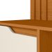 Escrivaninha Painel California Cinamomo Off White