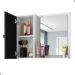 Espelheira para Banheiro com 1 Porta Porto Branco Nero