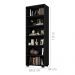 Estante Livreiro com 2 Portas Bari Preto