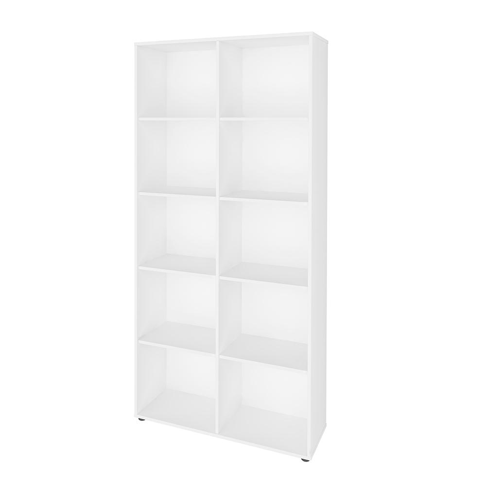 Estante para Escritório 8 Prateleiras Ferrara Branco
