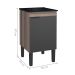 Gabinete com Tanque para Lavanderia Olinda Preto