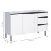Gabinete de Cozinha para Pia 2 Portas Cambé Branco