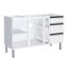 Gabinete de Cozinha para Pia 2 Portas Cambé Branco