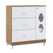 Gaveteiro 1 Porta Manchester Branco Almendra