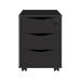 Gaveteiro 3 Gavetas Bronte Preto