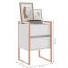 Gaveteiro Industrial 2 Gaveta Keys - Branco Cobre