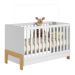Gaveteiro e Berço Mini Cama Córdova Branco Acetinado
