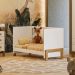 Gaveteiro e Berço Mini Cama Córdova Branco Acetinado
