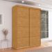 Guarda Roupa 2 Portas e 3 Gavetas Kassel Naturalle 