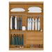 Guarda Roupa 2 Portas e 3 Gavetas Kassel Naturalle 