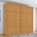 Guarda Roupa 2 Portas e 4 Gavetas Quatis Naturalle