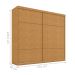 Guarda Roupa 2 Portas e 4 Gavetas Quatis Naturalle