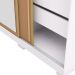 Guarda Roupa 3 Portas Correr Espelho Etiópia Branco Camarim