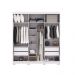 Guarda Roupa 3 Portas Correr Etiópia Branco Camarim