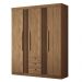 Guarda Roupa 4 Portas Amazonas 4.4 Jatoba 
