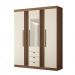 Guarda Roupa 4 Portas Amazonas 4.4 Jatoba Areia