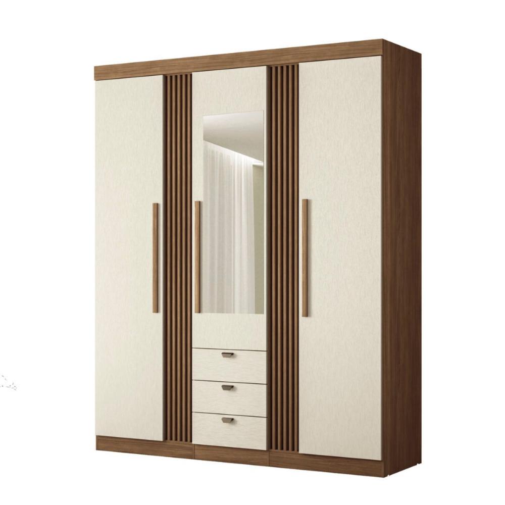 Guarda Roupa 4 Portas Amazonas 4.4 Jatoba Areia