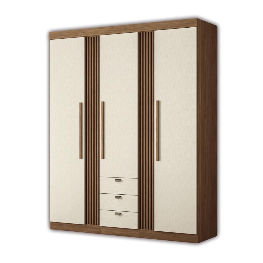 Guarda Roupa 4 Portas Amazonas 4.4 Jatoba Areia