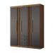 Guarda Roupa 4 Portas Amazonas 4.4 Jatoba Grafite