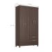 Guarda Roupa 4 Portas Valencia Cafe Touch