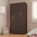 Guarda Roupa 4 Portas Vicente Cafe Touch