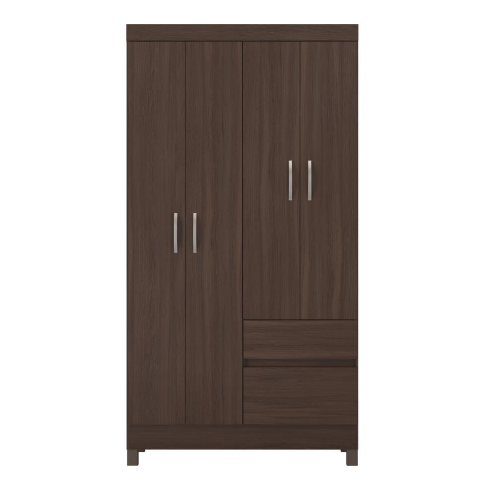 Guarda Roupa 4 Portas Vicente Cafe Touch