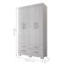 Guarda Roupa 4 Portas e 4 Gavetas Deventer Branco
