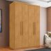 Guarda Roupa 4 Portas e 4 Gavetas Lages Naturalle 