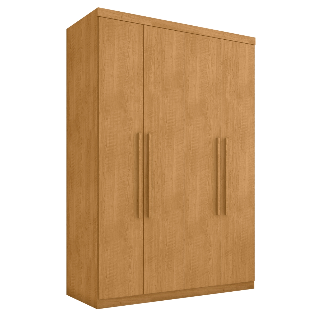 Guarda Roupa 4 Portas e 4 Gavetas Lages Naturalle 