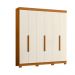 Guarda Roupa 6 Portas Fusion Cinamomo Off White