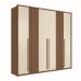 Guarda Roupa 6 Portas Israel Jatoba Areia