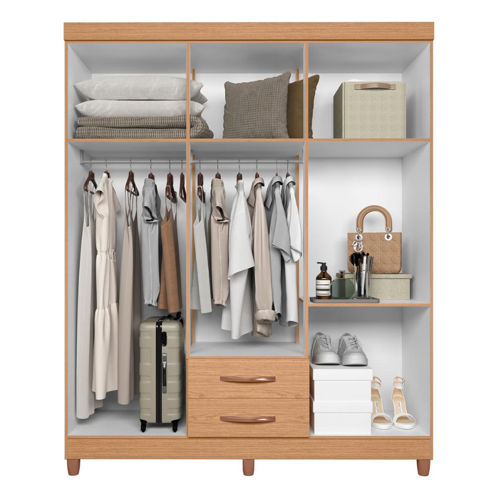 Guarda Roupa 6 Portas Margarida Freijo Titanium