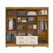 Guarda Roupa 8 Portas Com Espelho Chicago Freijo Off White