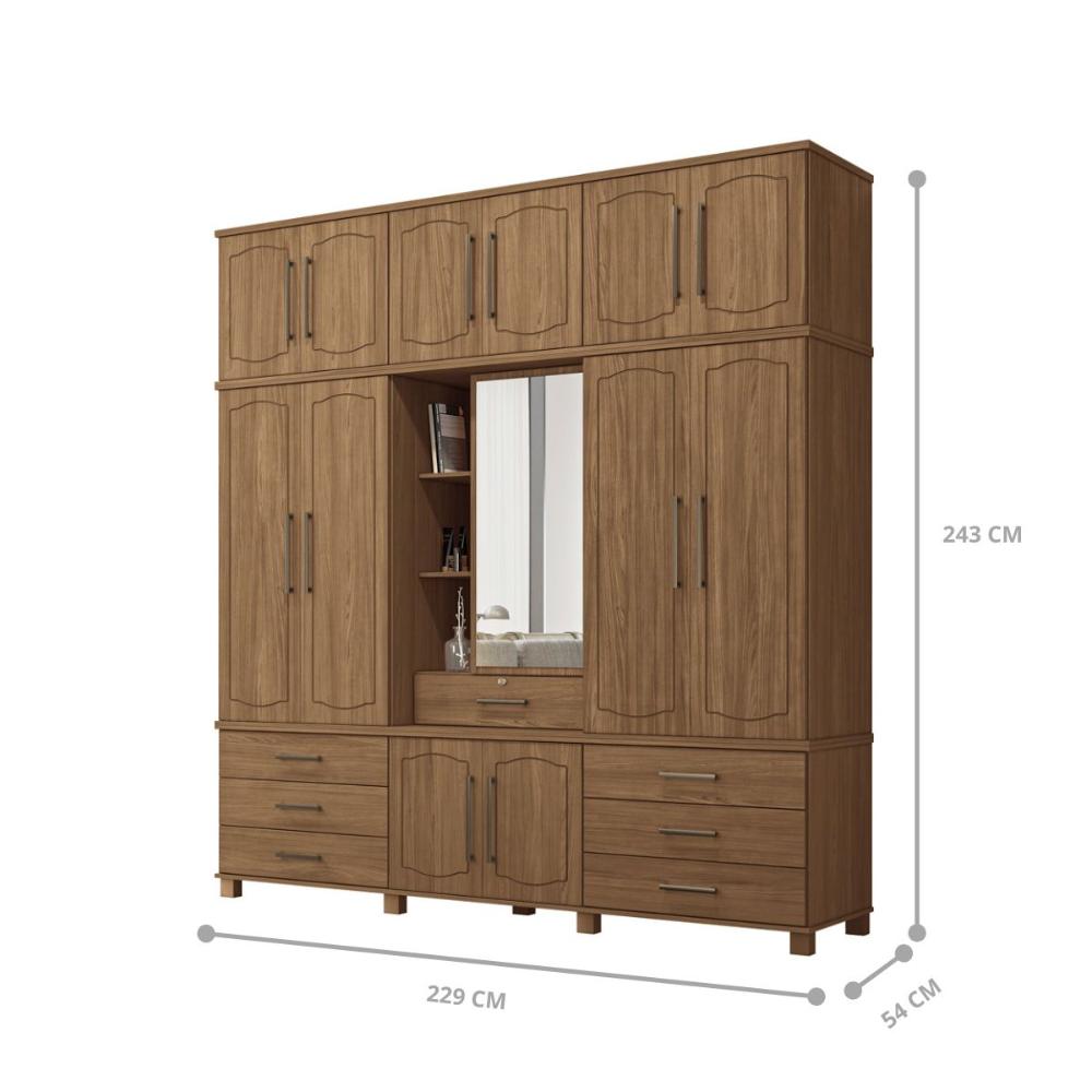 Guarda Roupa Alagoas 13.7 Jatoba Areia