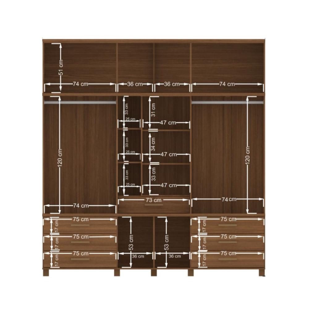 Guarda Roupa Alagoas 13.7 Jatoba Areia