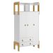 Guarda Roupa Infantil com 3 Portas Bilbao Branco Acetinado