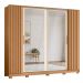 Guarda Roupa Laura 8 Espelhos Freijo Off White