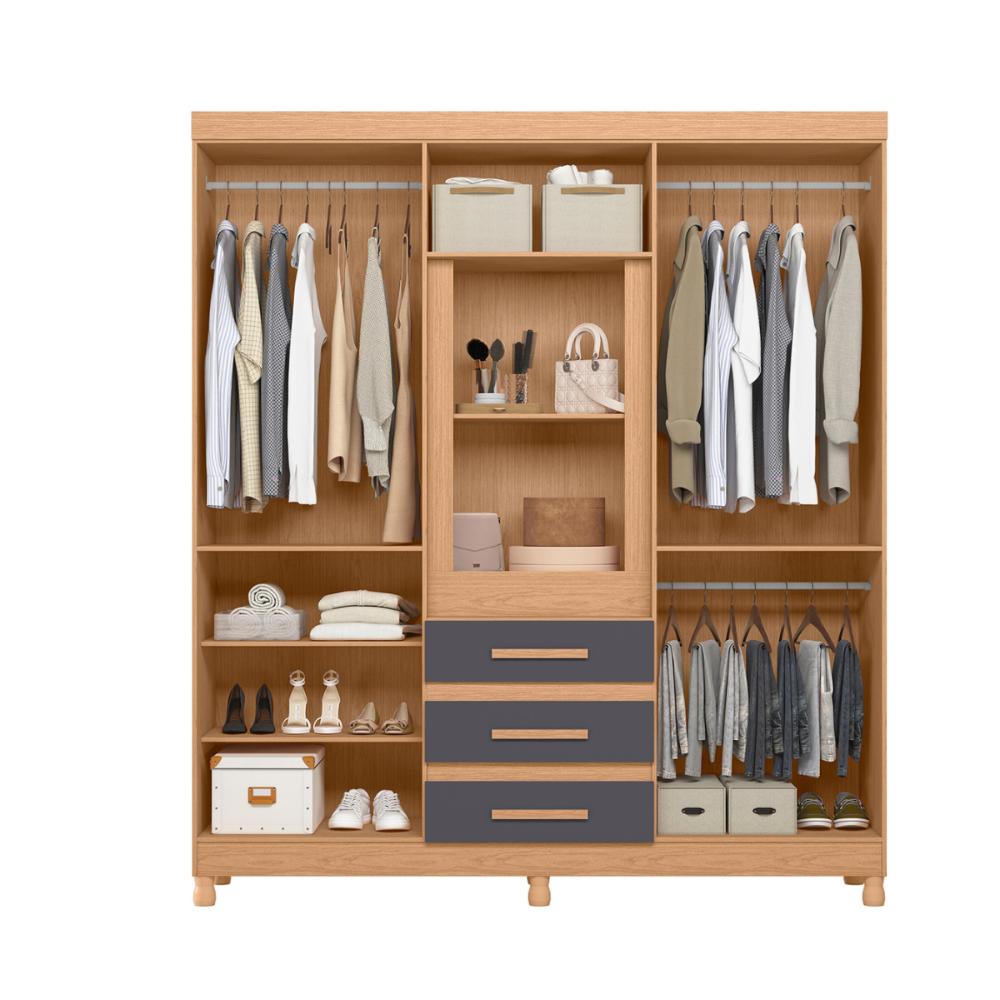 Guarda Roupa Opala Casal Freijo Titanium