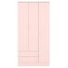 Guarda Roupa com 2 Gavetas Vicenza Rosa Acetinado 