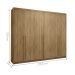 Guarda Roupa com 6 Portas e 3 Gavetas Sevilha Nature