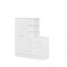 Guarda Roupa com Comoda Infantil Lecco Branco