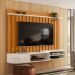 Home Frisado para TVs 75" Ravena Cinamomo Off White