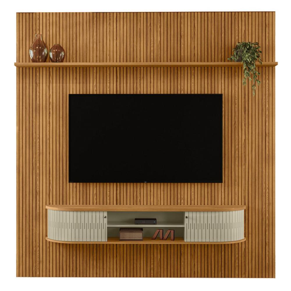 Home Painel Para TV Crystalis Cumaru Opala