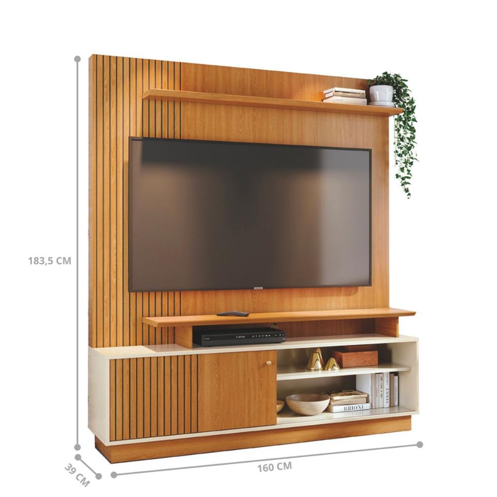 Home Painel Para TV Frostfall Cinamomo Off white