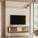 Home Painel Para TV Valenwood Naturale Off White