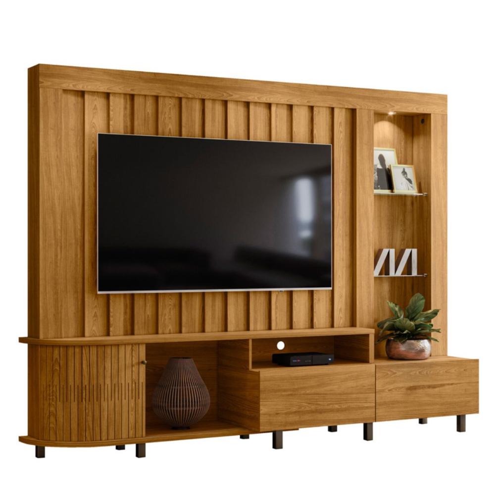 Home Painel TV 75 Polegadas Arcanvale Cumaru 