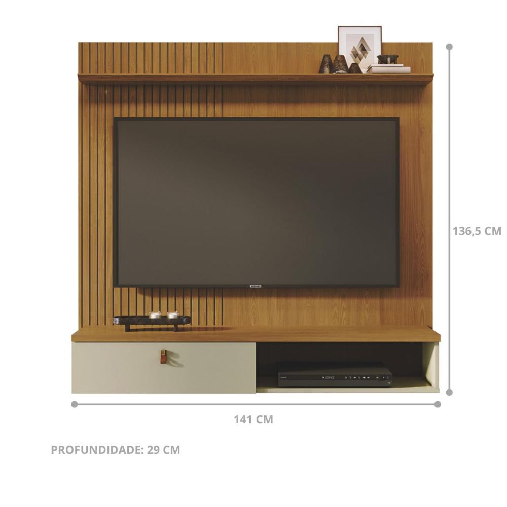 Home Para TV 55 Polegadas Marrocos Cumaru Opala