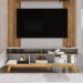 Home Para TV 75 Polegadas Apalaches Cinamomo/Off-White